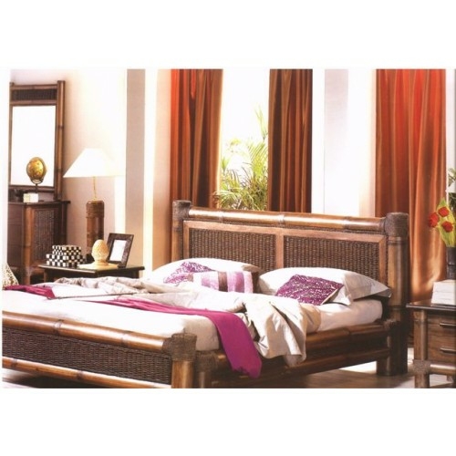 Двуспальная кровать из бамбука Tropicana купить в Калининграде